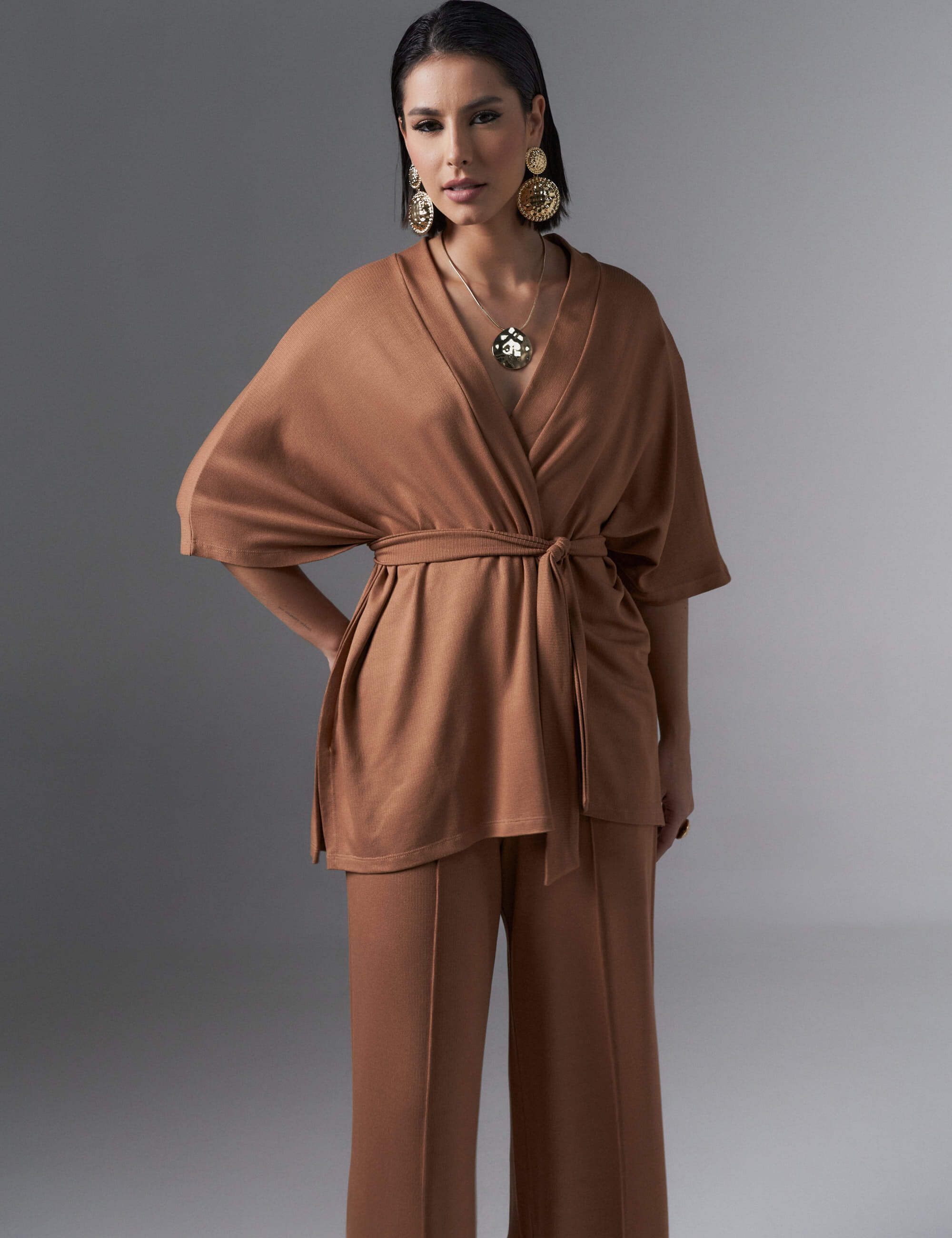 Cardigan Copenhagem Rubia Caramelo Nougat