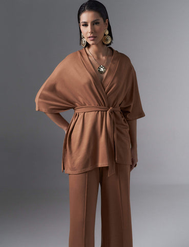 Cardigan Copenhagem Rubia Caramelo Nougat