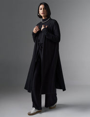 Cardigan Creponado Risa Preto