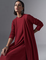 Cardigan Creponado Risa Vermelho Hip Hop