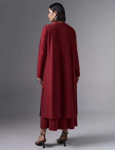 Cardigan Creponado Risa Vermelho Hip Hop