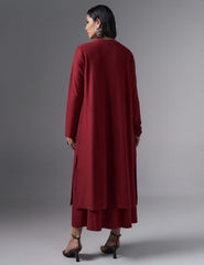 Cardigan Creponado Risa Vermelho Hip Hop