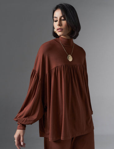 Conjunto Raina Marrom Tamara