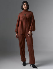 Conjunto Raina Marrom Tamara