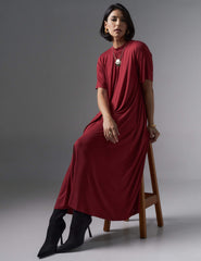 Vestido Rebeca Vermelho Hip Hop