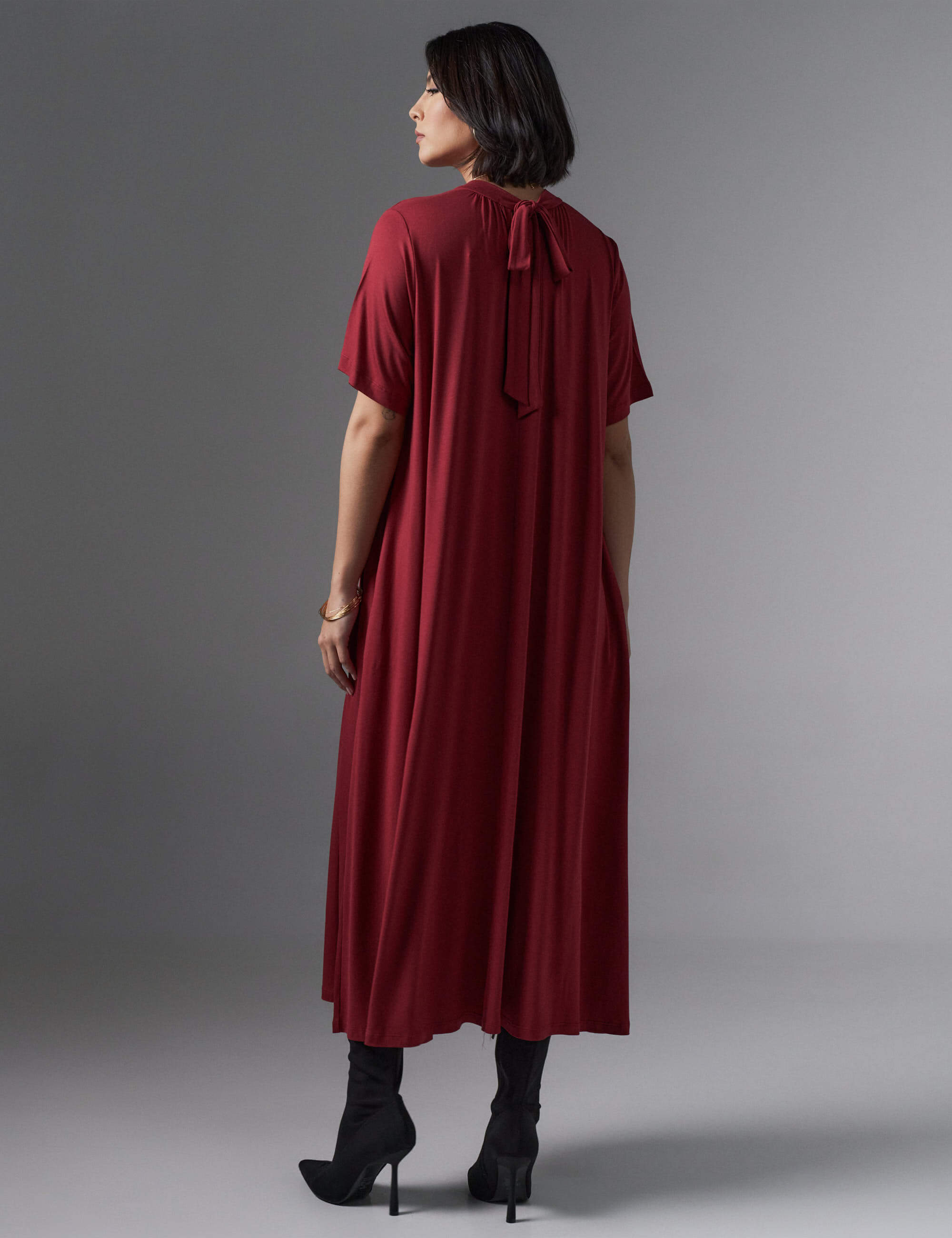 Vestido Rebeca Vermelho Hip Hop