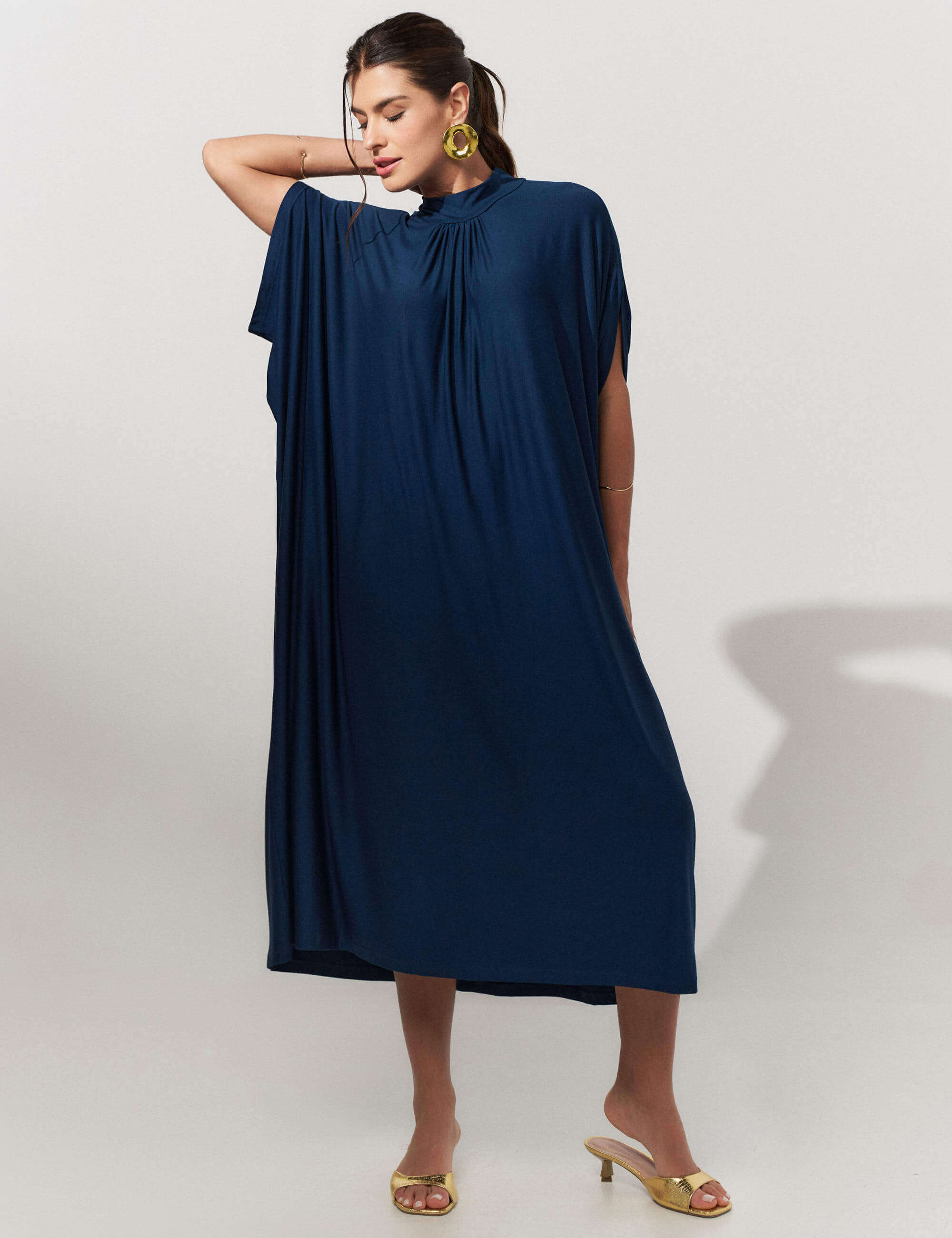 Vestido Rachel Azul Marinho