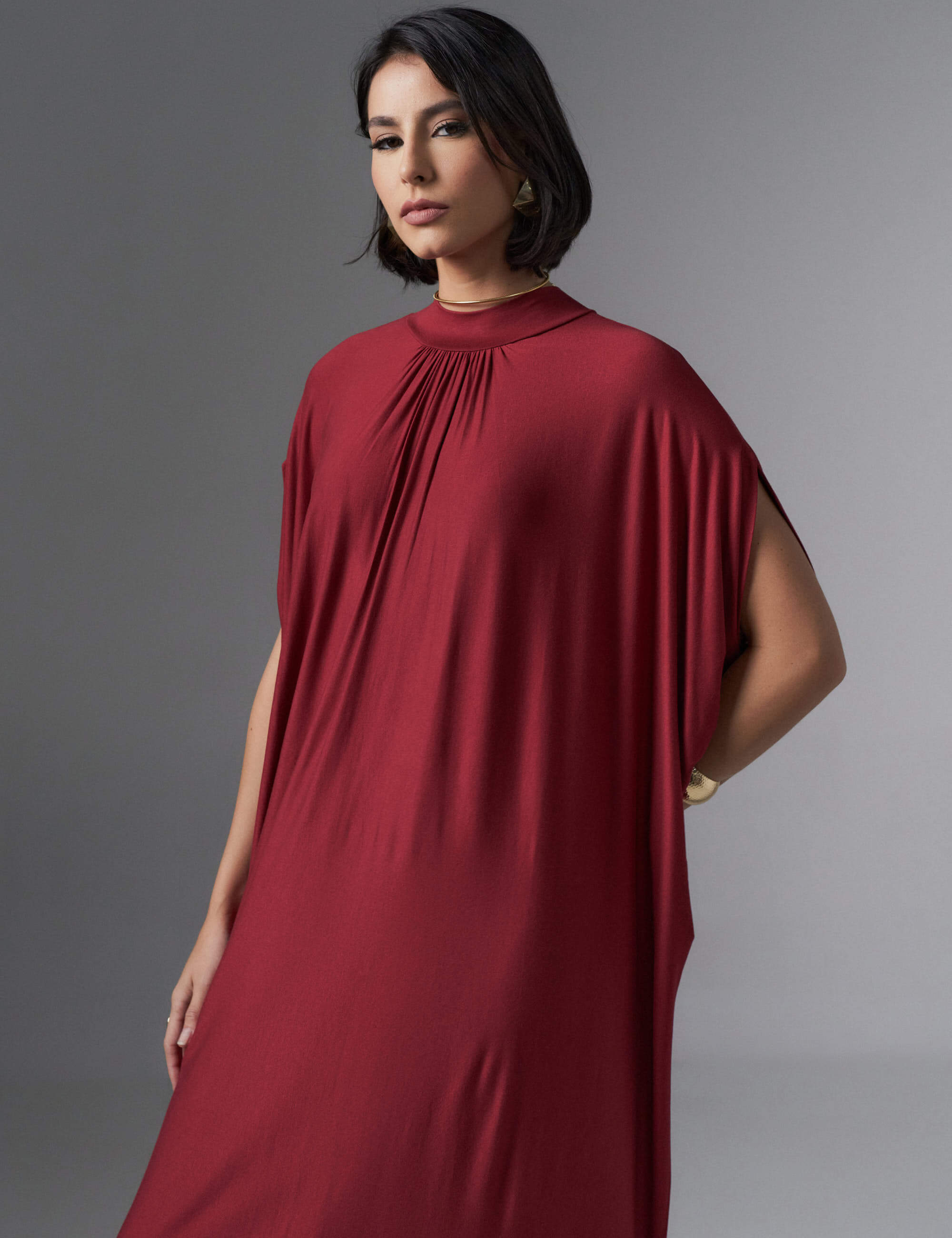 Vestido Rachel Vermelho Hip Hop