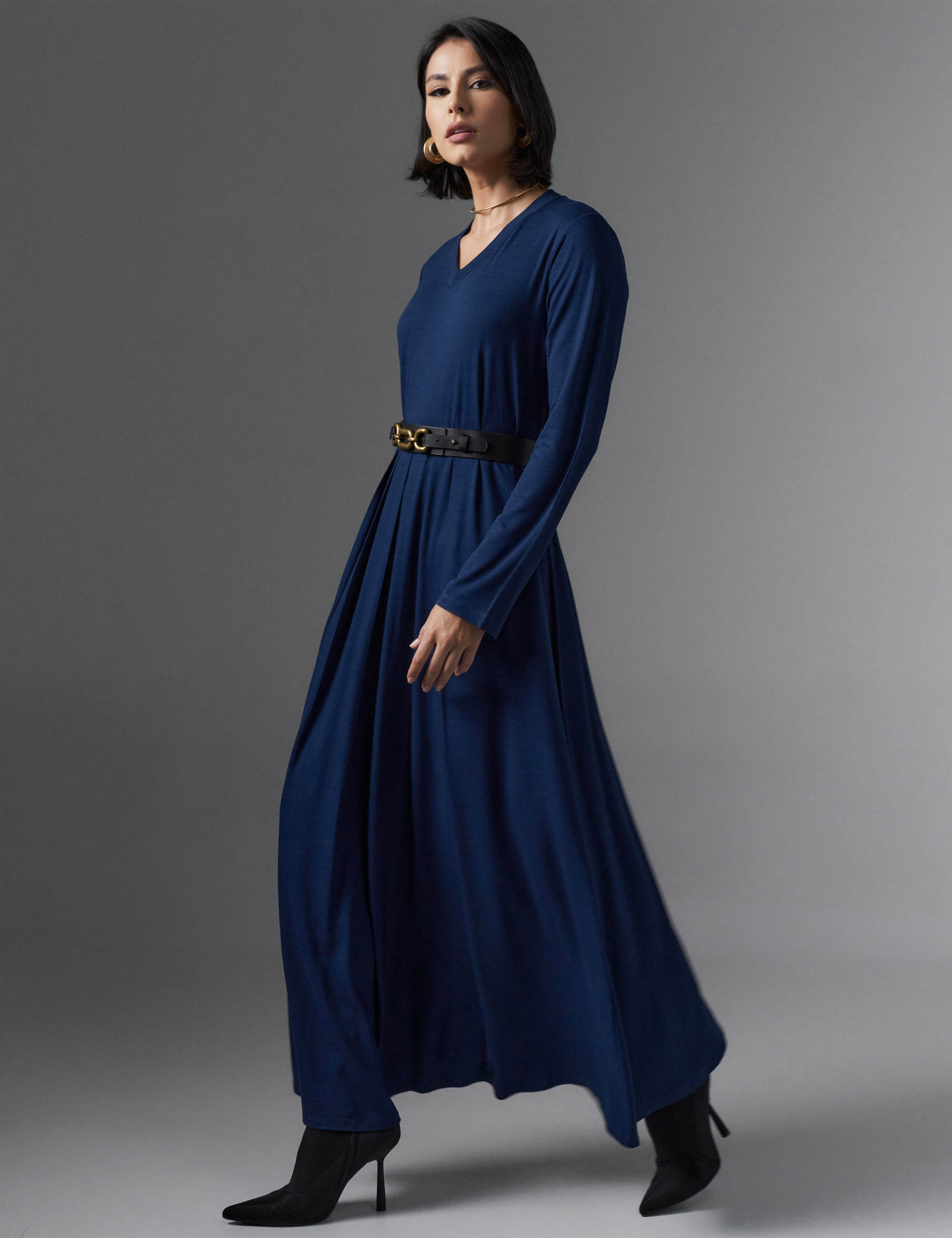 Vestido Vicenza Renne Azul Marinho