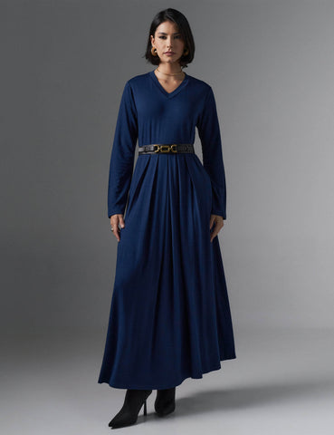 Vestido Vicenza Renne Azul Marinho