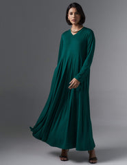 Vestido Vicenza Renne Verde Castanheira
