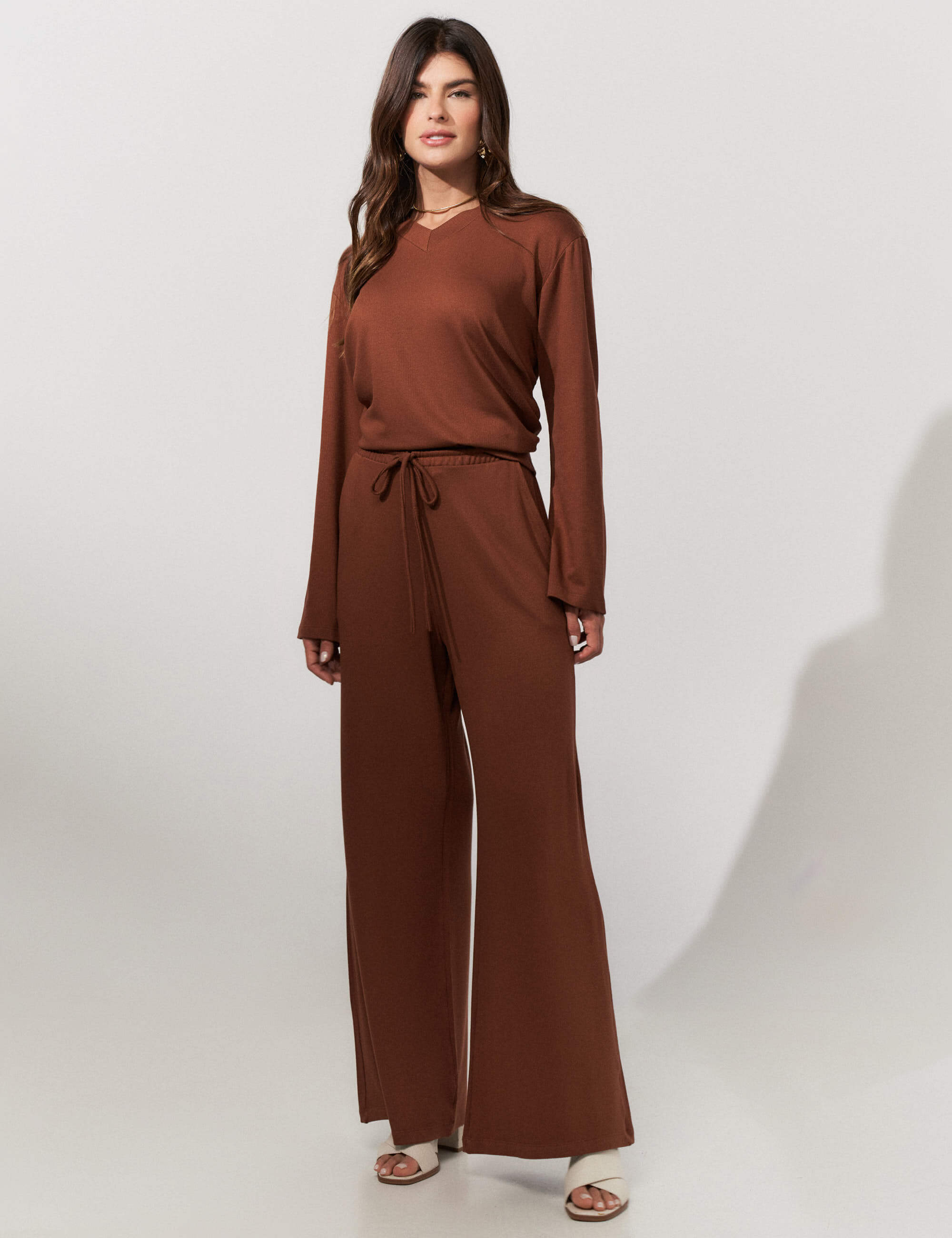 Blusa Copenhagem Sarah Marrom Tamara