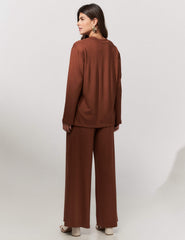 Blusa Copenhagem Sarah Marrom Tamara