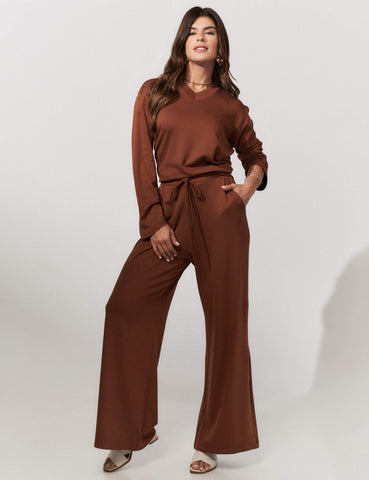 Blusa Copenhagem Sarah Marrom Tamara
