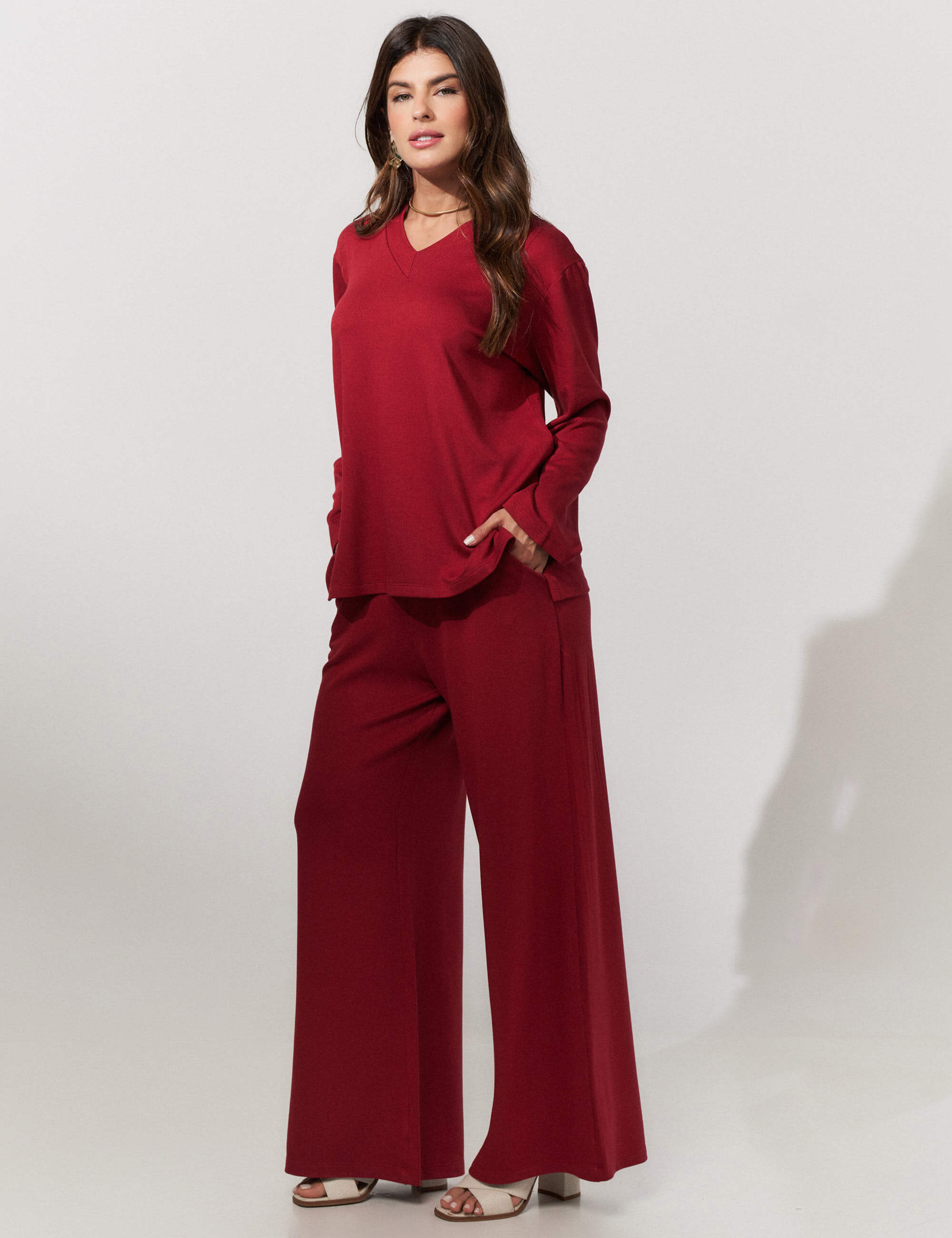 Blusa Copenhagem Sarah Vermelho Hip Hop