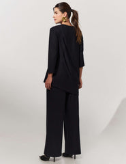 Conjunto Canelado Scarlet Preto