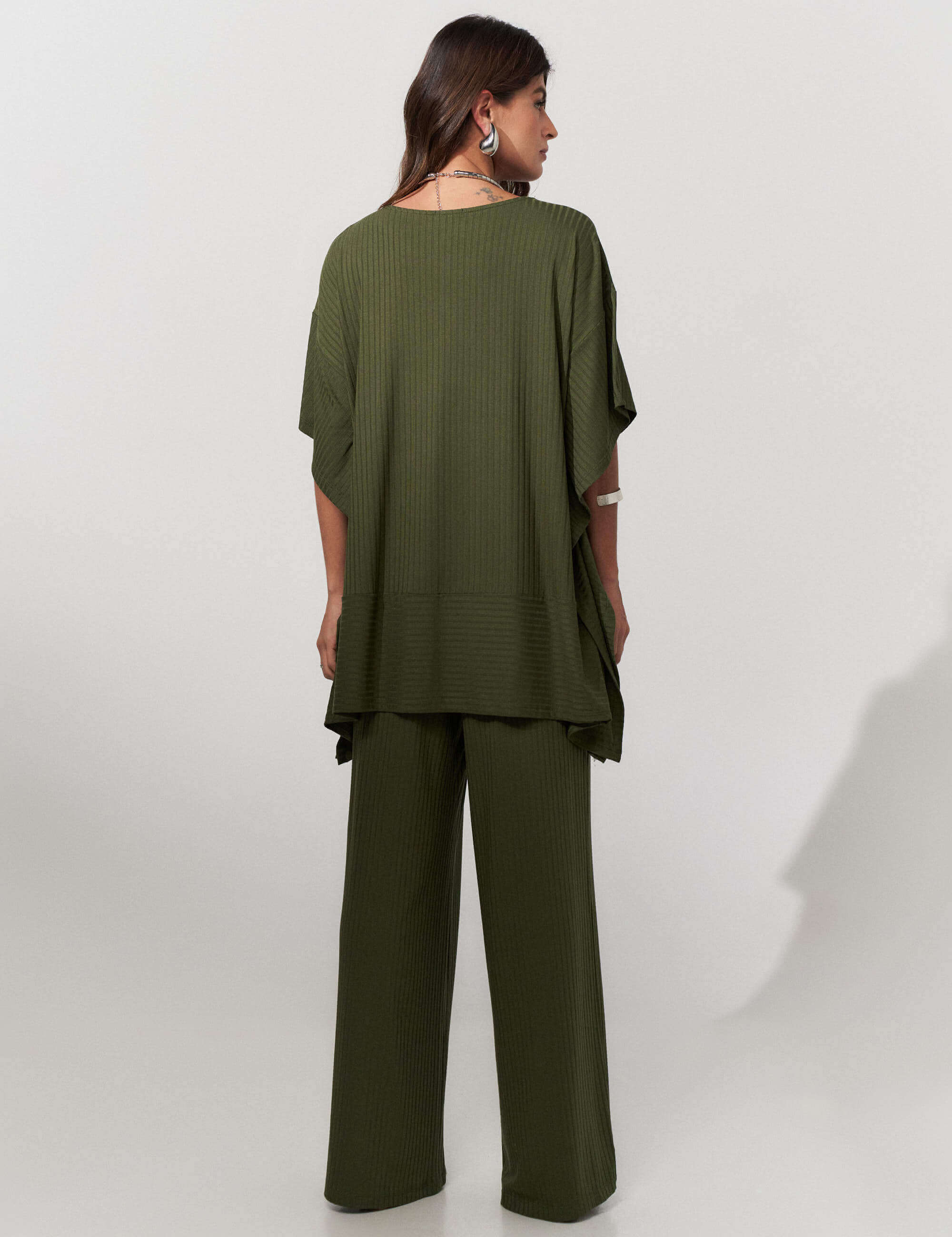 Conjunto Canelado Safira Verde Country