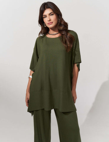 Conjunto Canelado Safira Verde Country