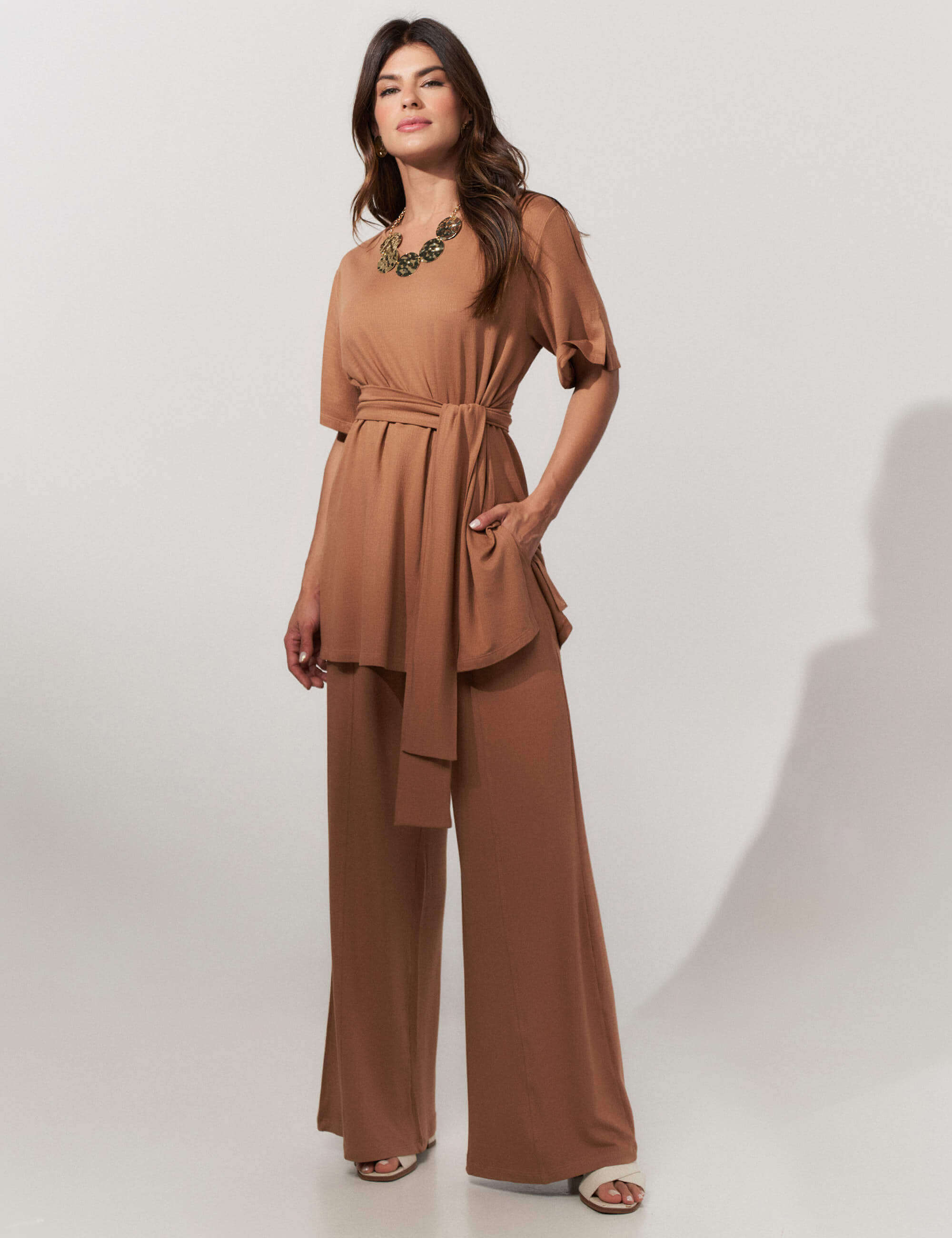Conjunto Vicenza Sadie Caramelo Nougat