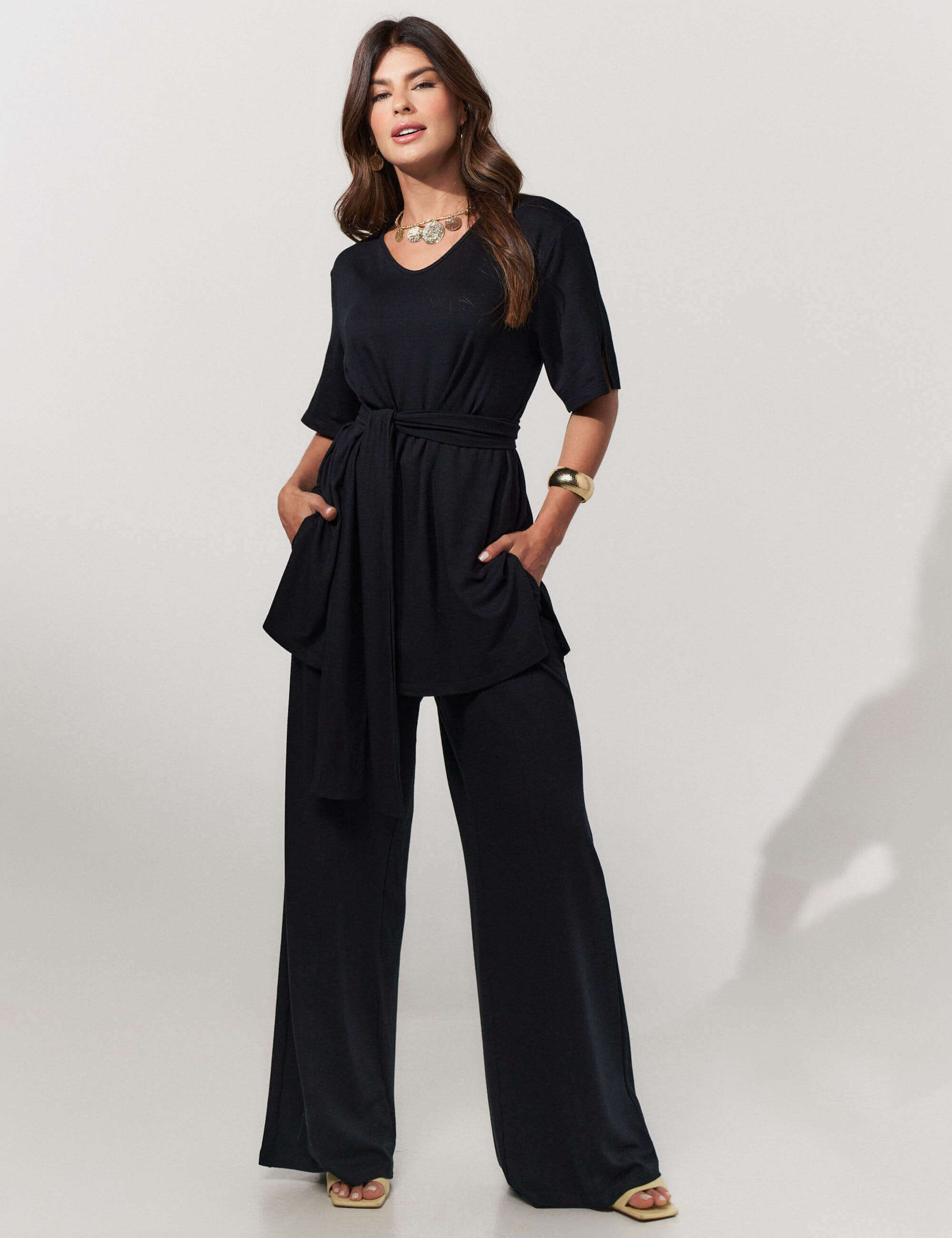 Conjunto Vicenza Sadie Preto