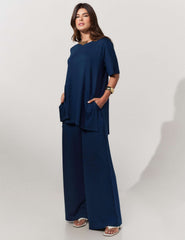 Conjunto Vicenza Selena Azul Marinho