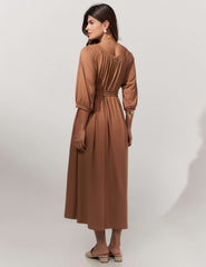 Vestido Vicenza Sandra Caramelo Nougat