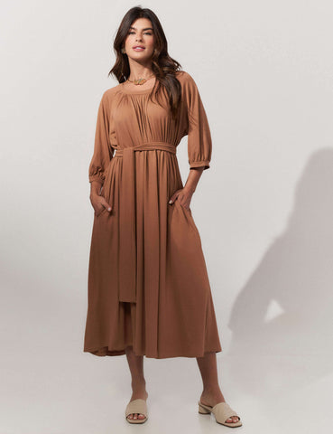 Vestido Vicenza Sandra Caramelo Nougat