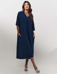 Vestido Vicenza Sofia Azul Marinho