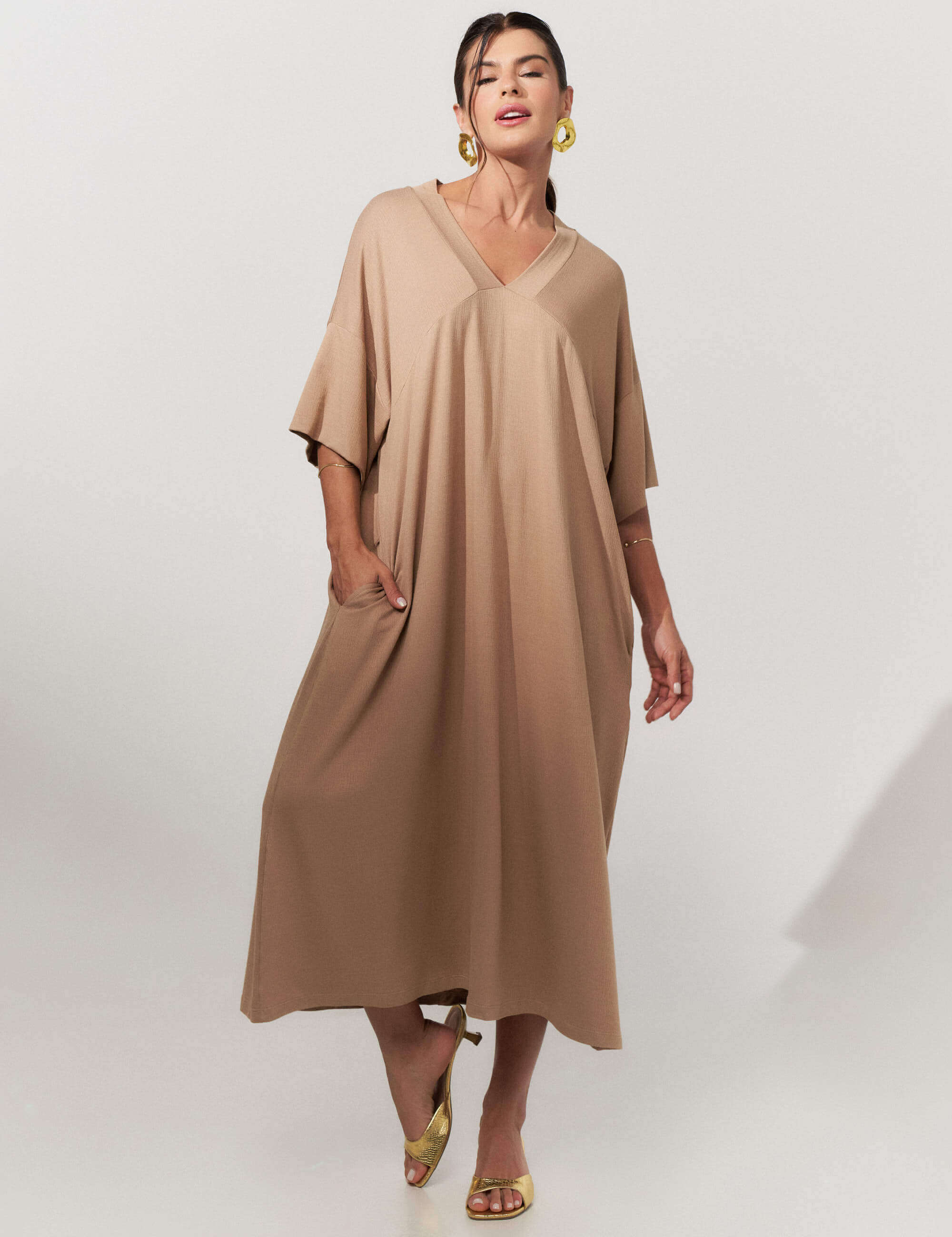 Vestido Vicenza Sofia Bege Awake