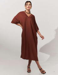 Vestido Vicenza Sofia Marrom Tamara