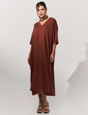Vestido Vicenza Sofia Marrom Tamara