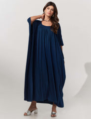 Vestido Soraia Azul Marinho