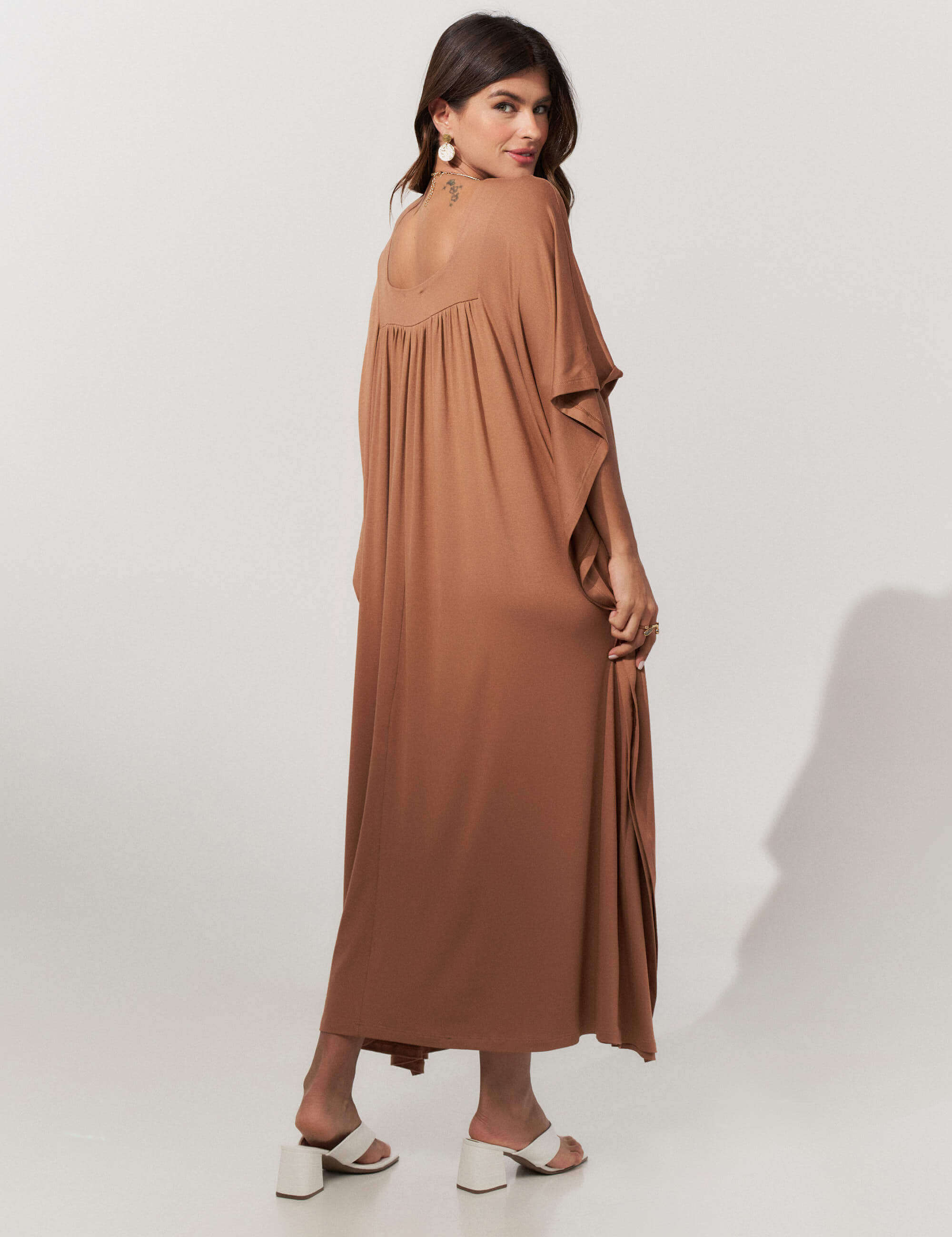 Vestido Soraia Caramelo Nougat
