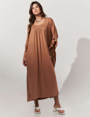 Vestido Soraia Caramelo Nougat
