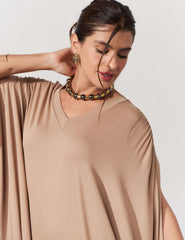 Vestido Suelen Bege Awake