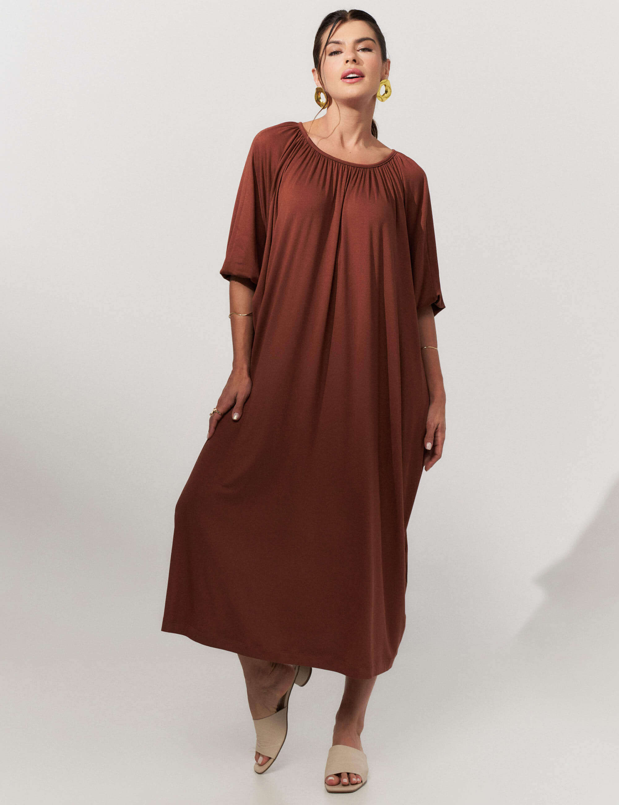 Vestido Samantha Marrom Tamara