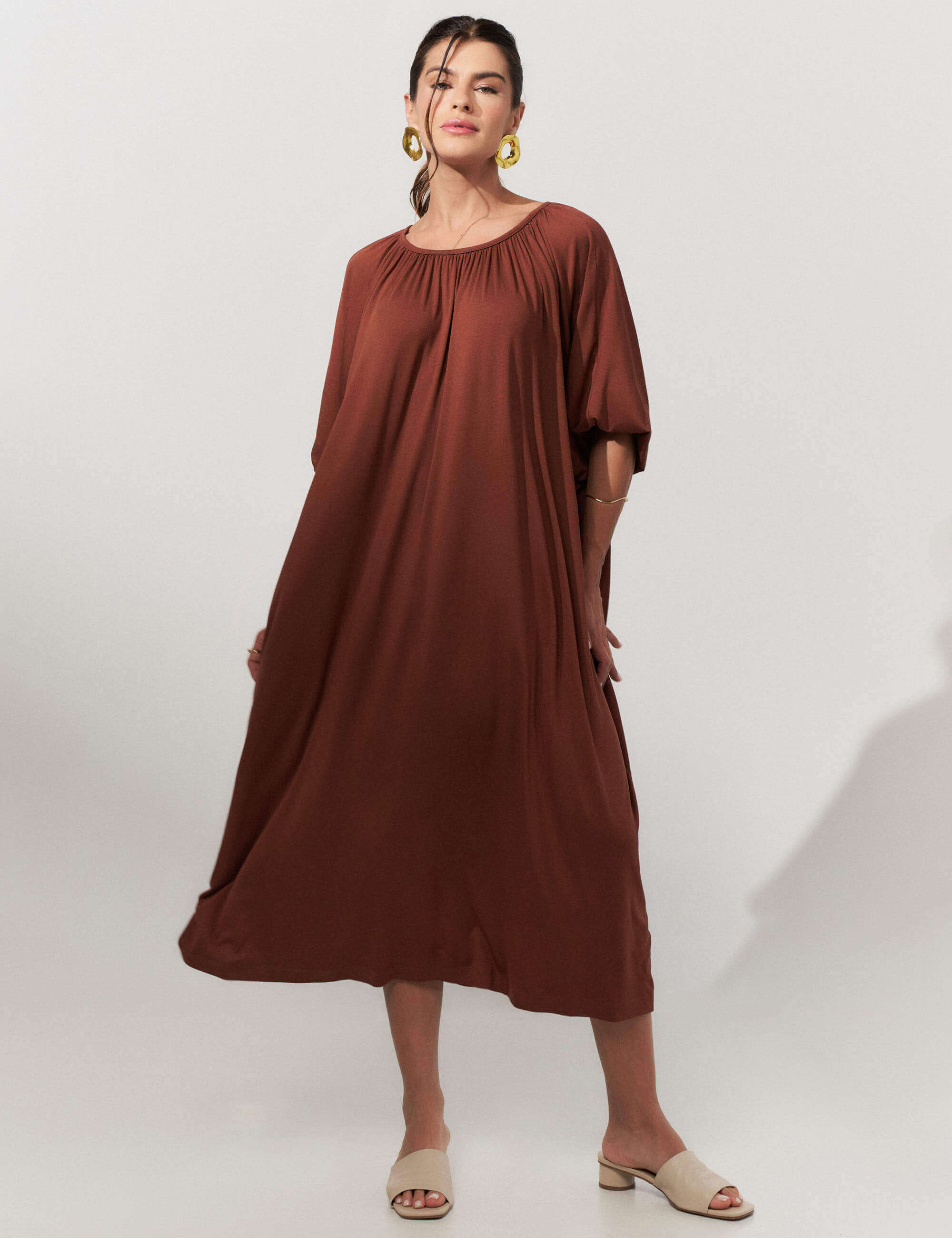 Vestido Samantha Marrom Tamara
