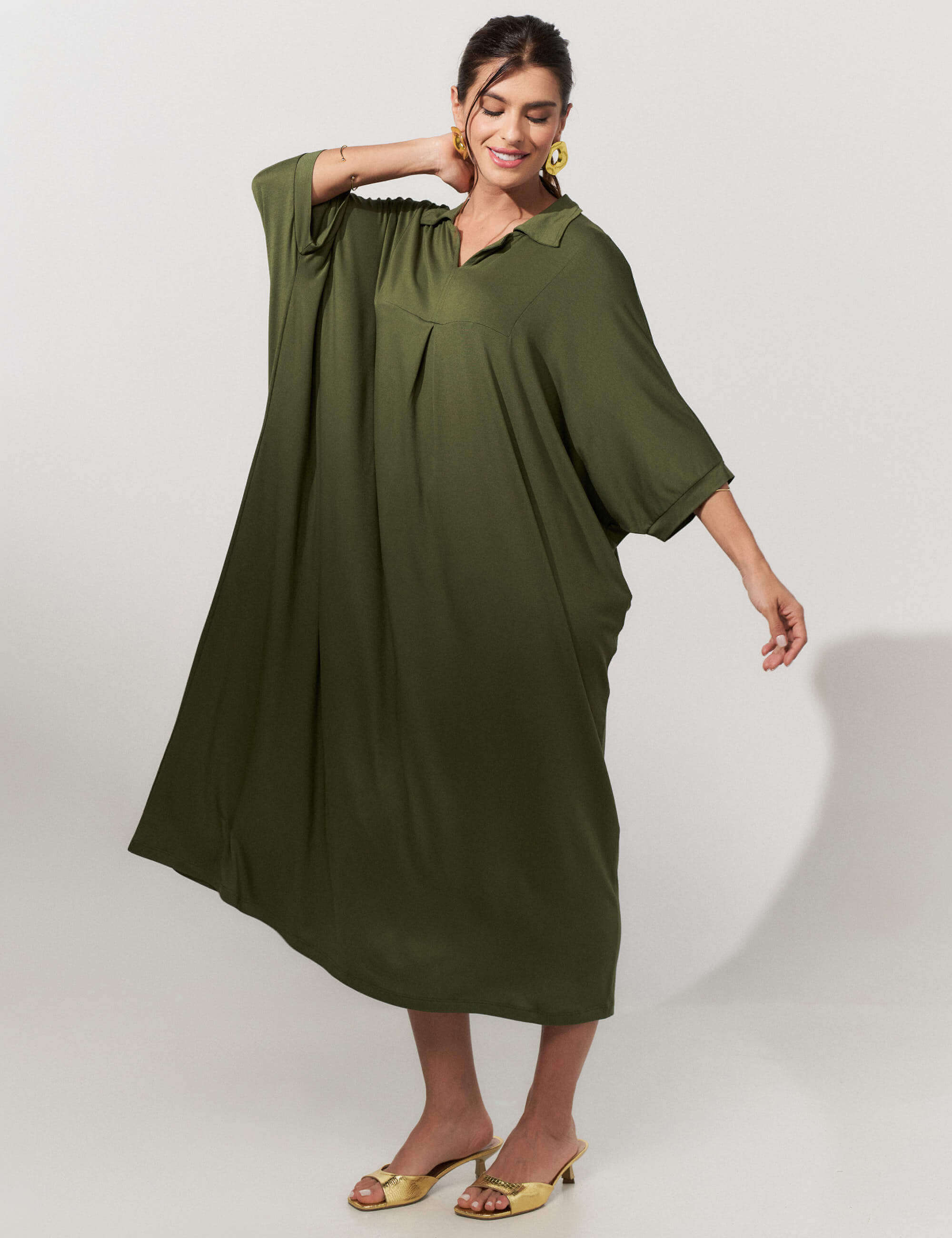 Vestido Samira Verde Country