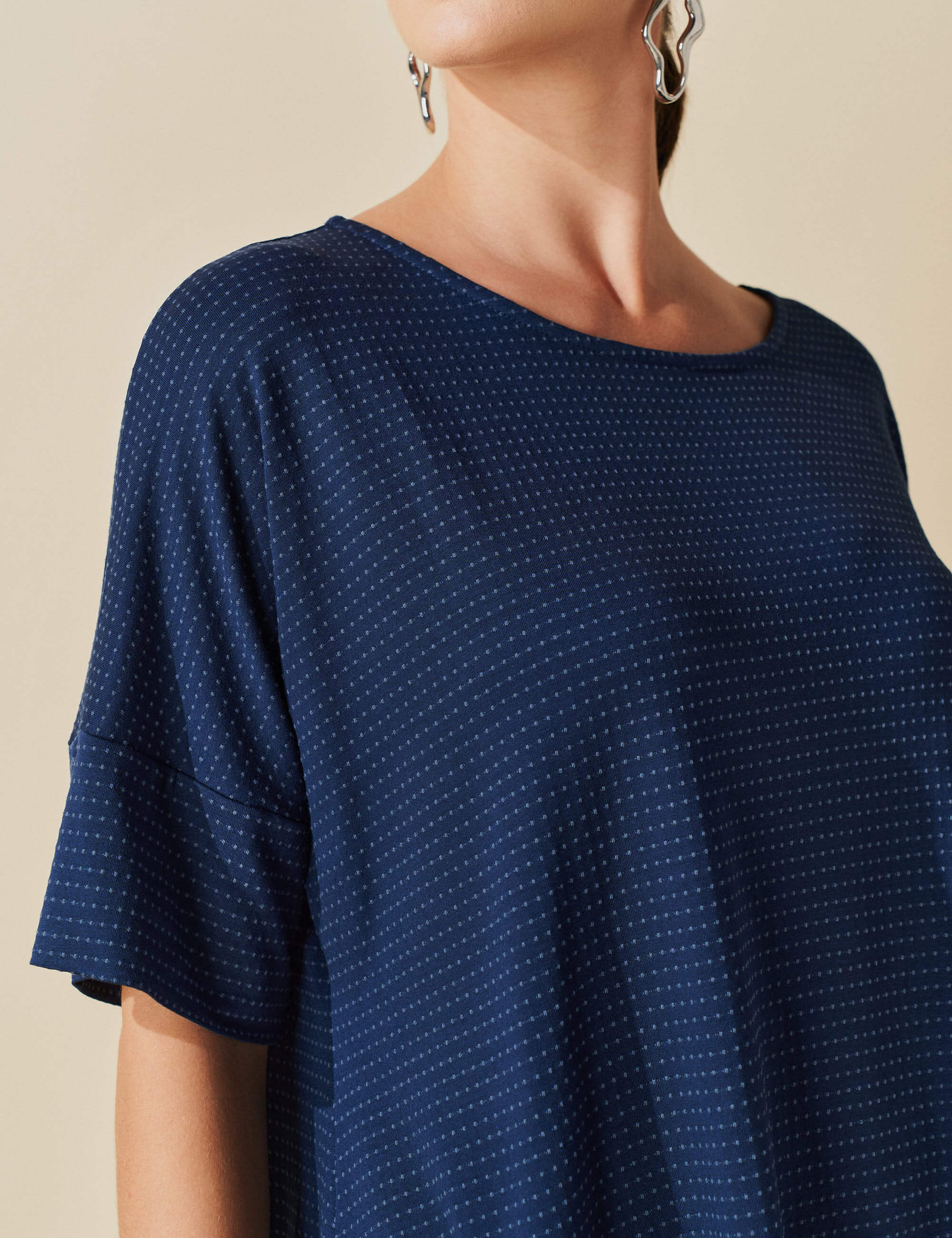 Conjunto Poá Talia Azul Marinho