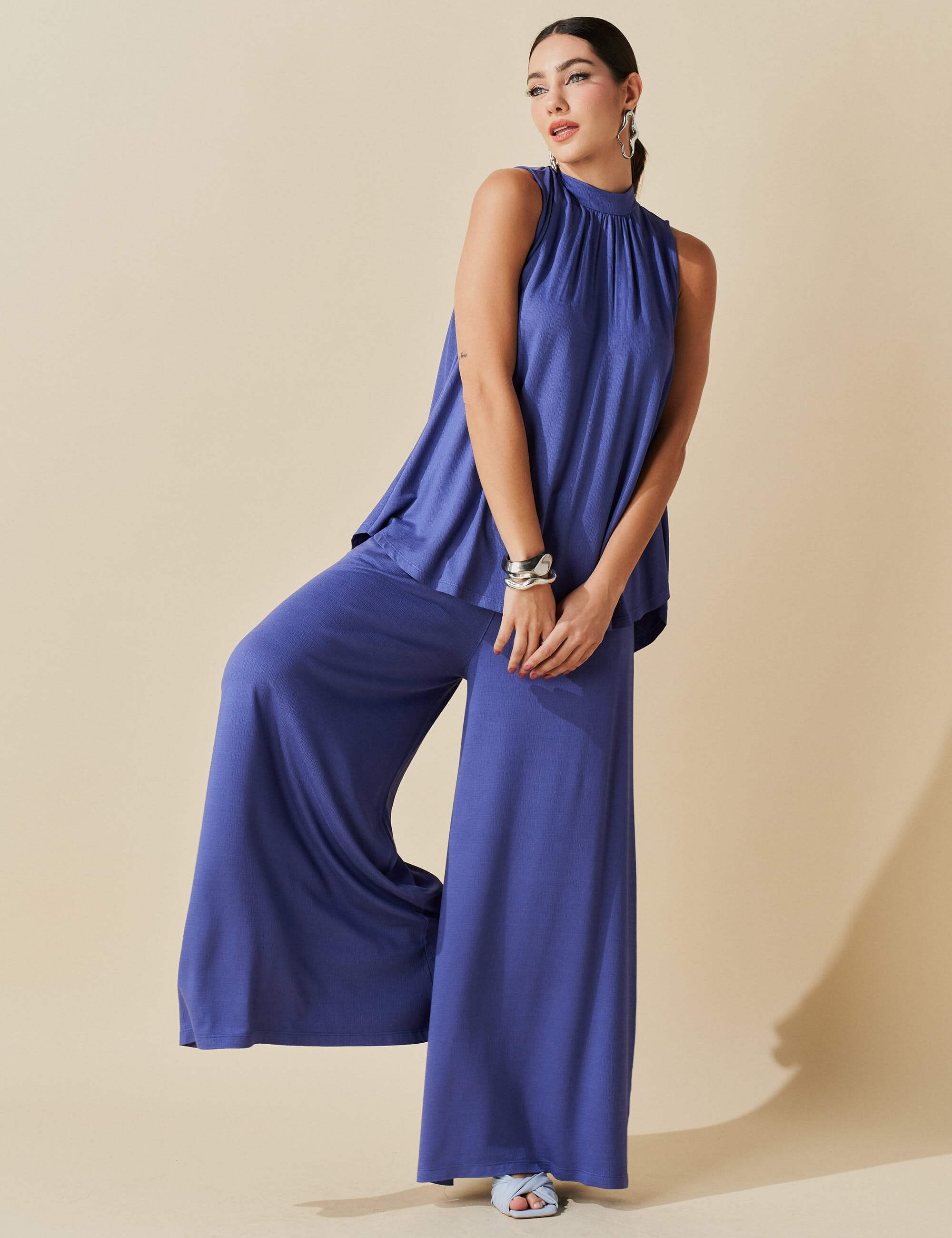 Conjunto Vicenza Teodora Azul Conexão