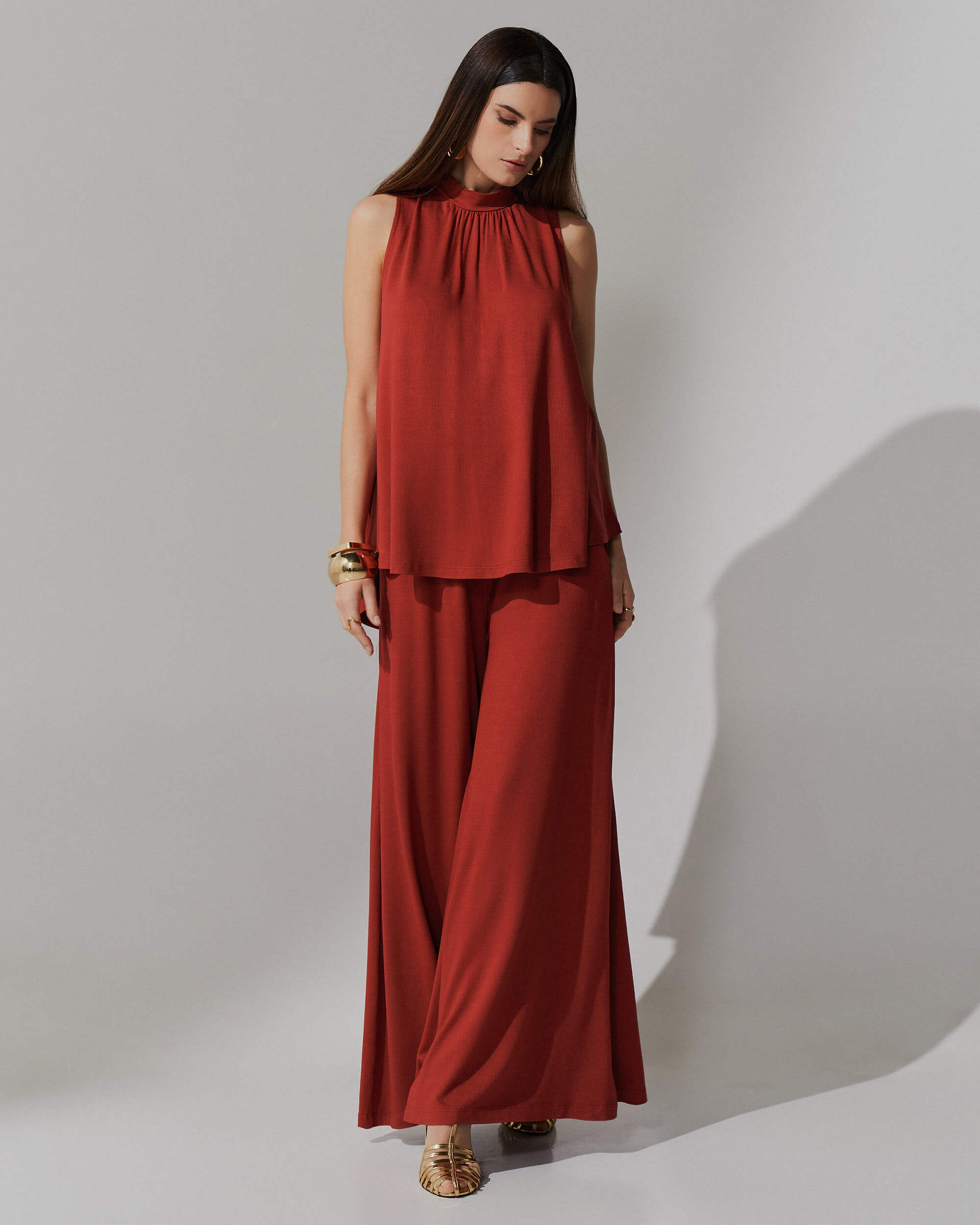 Conjunto Vicenza Teodora Marrom Galápagos