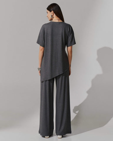Conjunto Vicenza Tabina Mescla Escuro