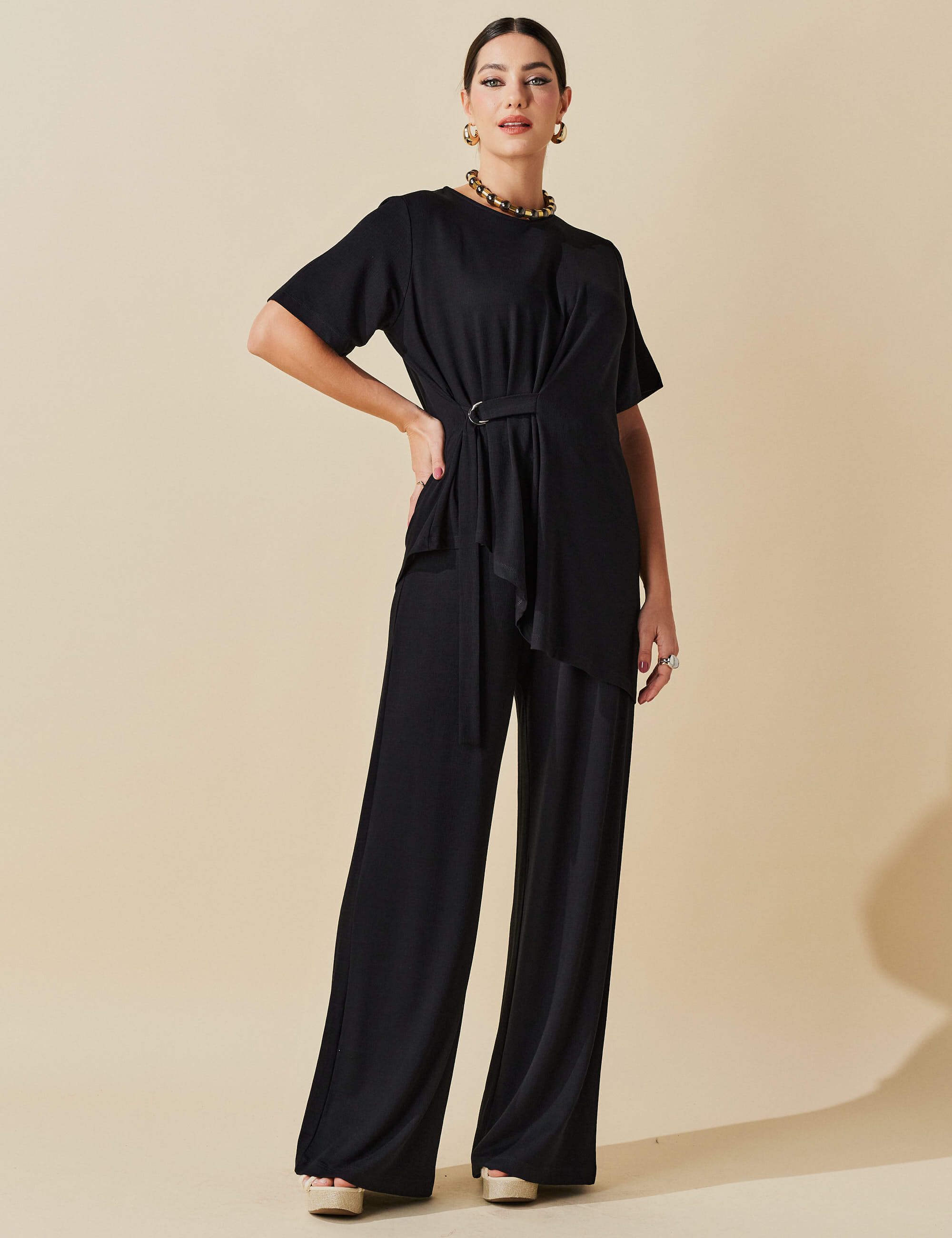 Conjunto Vicenza Tabina Preto