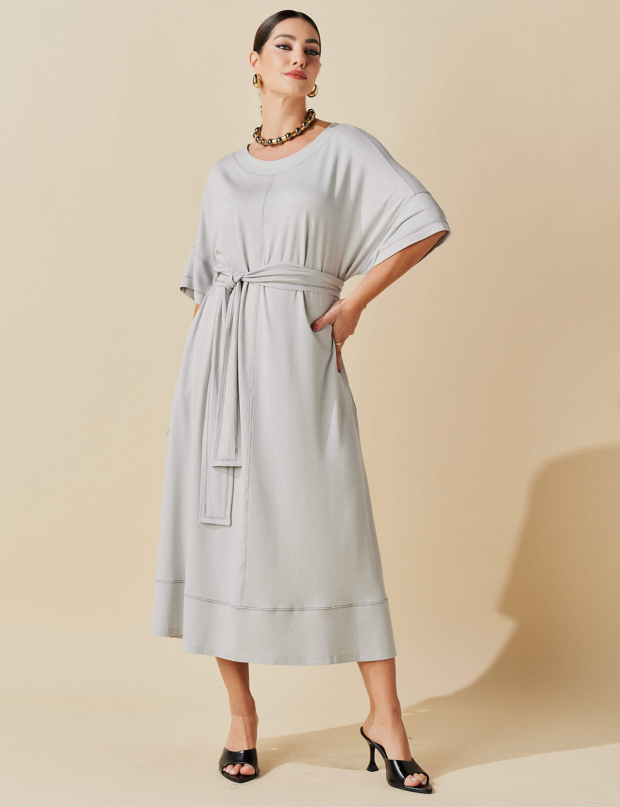 Vestido Vicenza Tamires Gelo