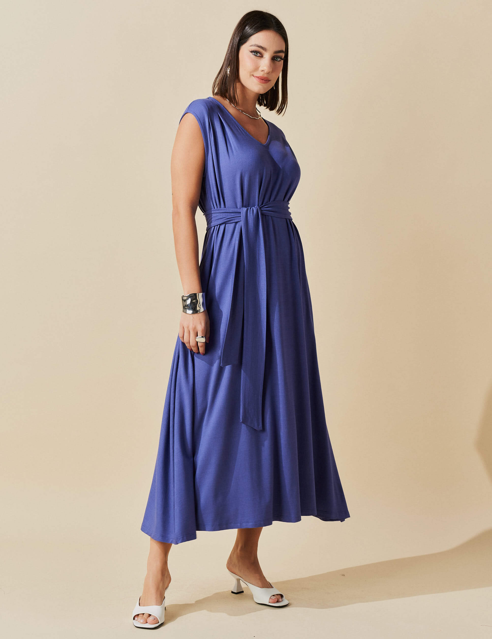 Vestido Vicenza Telma Azul Conexão
