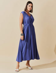 Vestido Vicenza Telma Azul Conexão