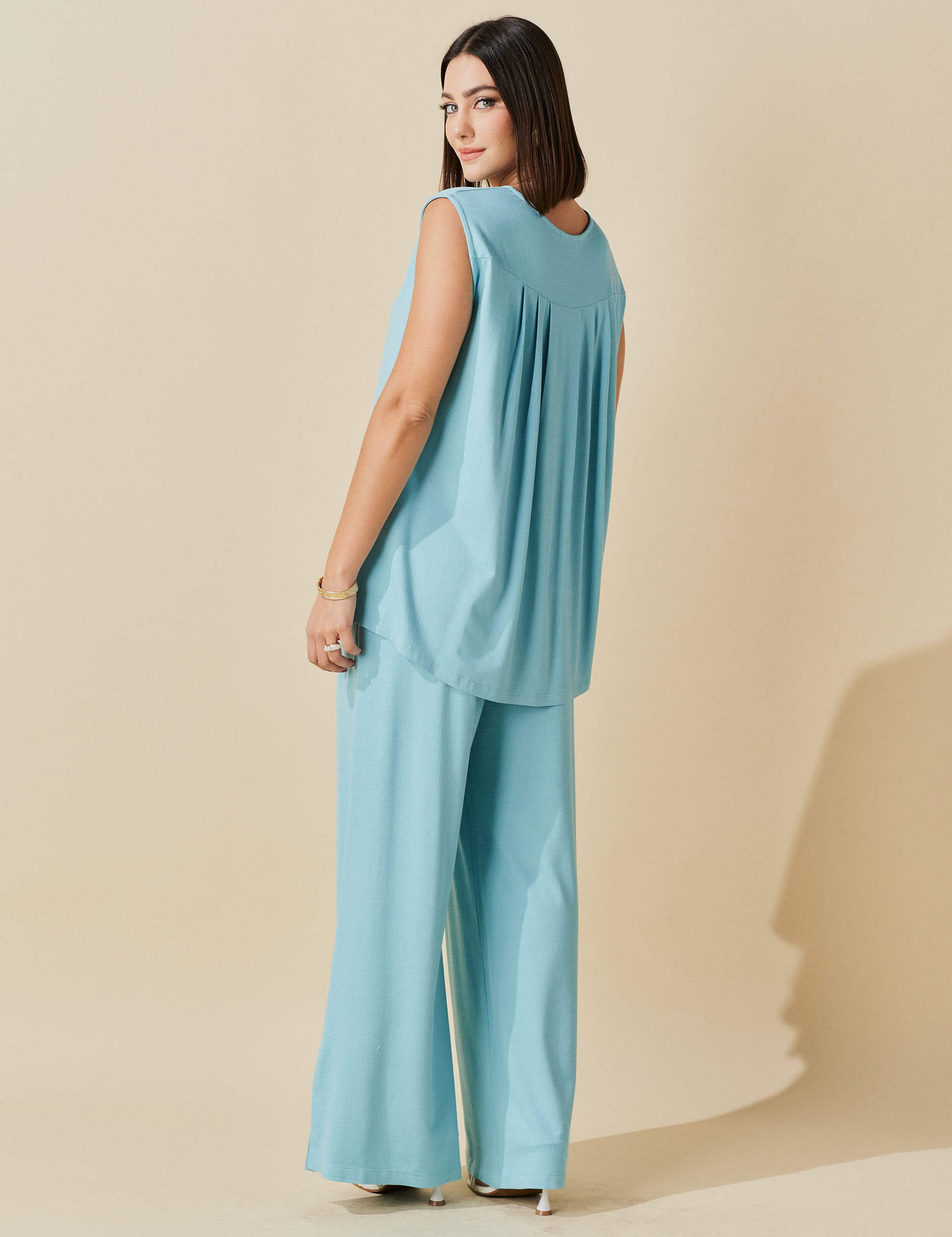 Conjunto  Vicenza Teresa Azul Diálogo