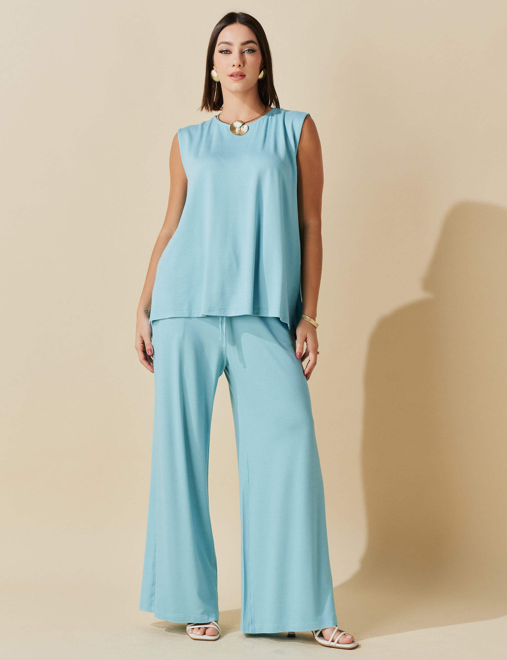 Conjunto  Vicenza Teresa Azul Diálogo