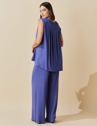Conjunto  Vicenza Teresa Azul Conexão