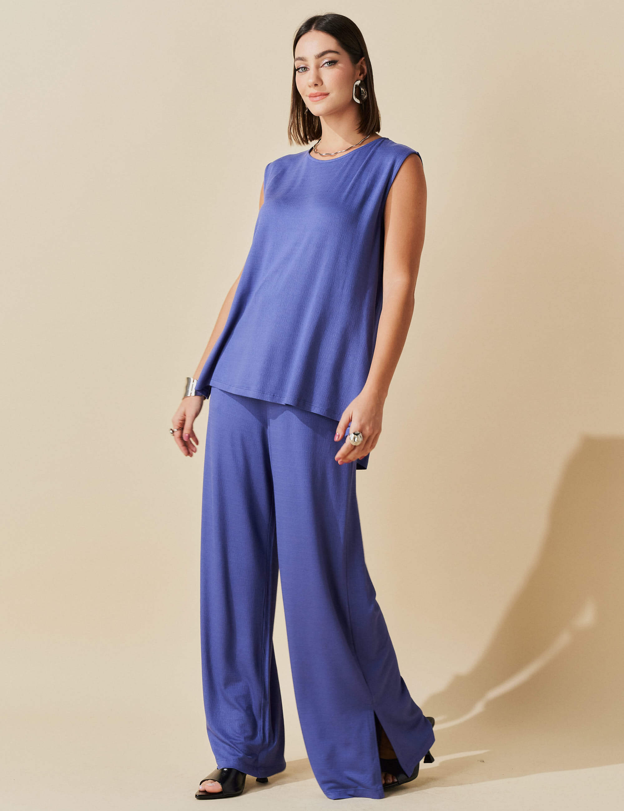 Conjunto  Vicenza Teresa Azul Conexão